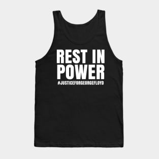 Rest In Power, George Floyd, Black Lives Matter Tank Top